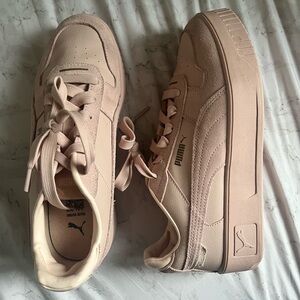 Puma Blush Pink Platform Sneakers